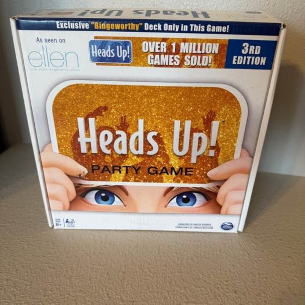Spin Master Heads Up! Party Game 3rd Edition COMPLETE